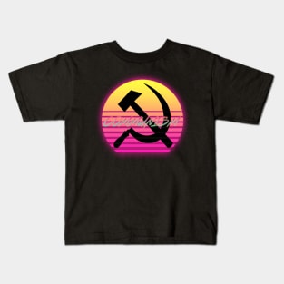 Communism Vaporwave (Streamster)| Karl Marx| Vladimir Lenin| Communism| Kids T-Shirt